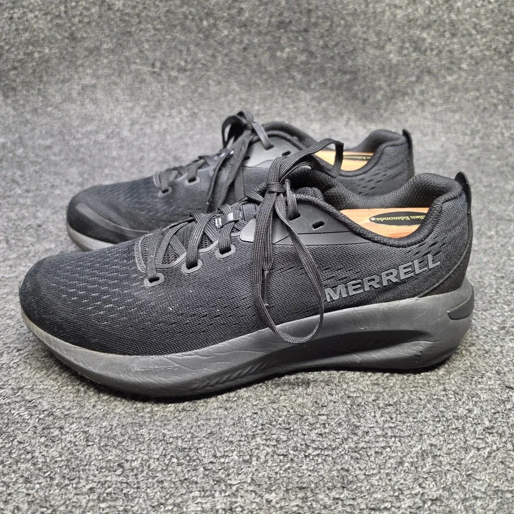 Merrell Morphlite Running Shoes Black Mens 8.5 J068281 Road-to-Trail Sneakers
